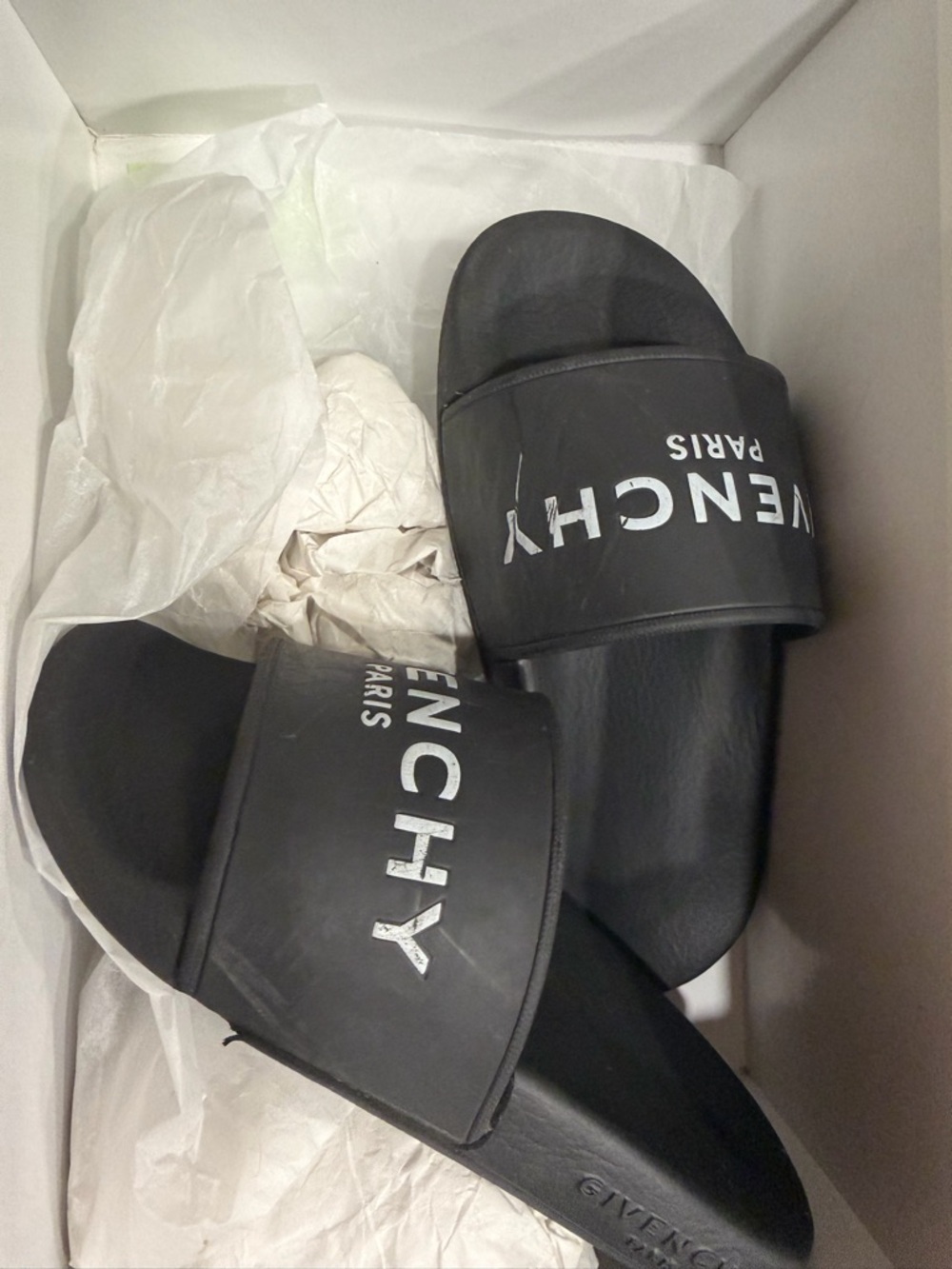 Toddler Givenchy Black Slides
